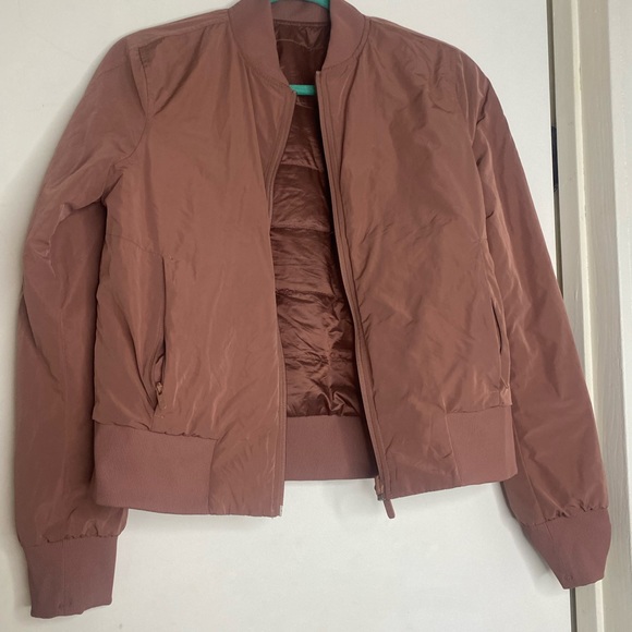 LULULEMON JACKET | Dusty Rose Bomber Size 4 - Picture 9 of 15